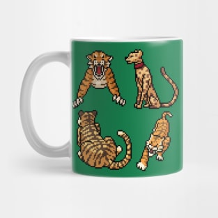 Pixel Jungle Tiger Mug